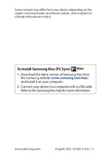 Samsung Galaxy Trend manual. Smartphone Instructions.